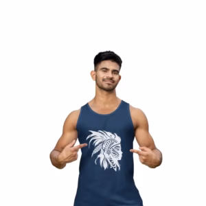 Indianer Tattoo Style Männer Premium Tank Top