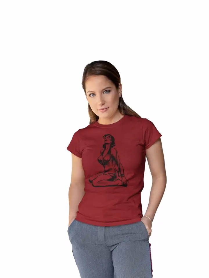 PinUp Relaxed Fit Frauen T-Shirt