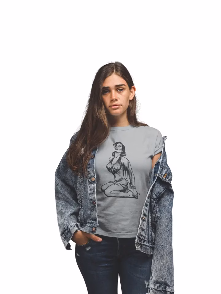 PinUp Relaxed Fit Frauen T-Shirt