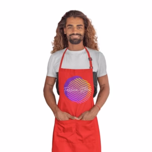 Retro Kontrastschuerze