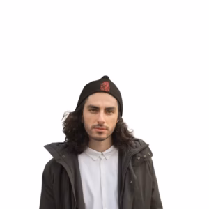 Roter Drache Jersey-Beanie