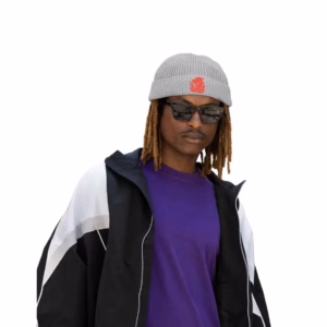 Roter Drache Jersey-Beanie