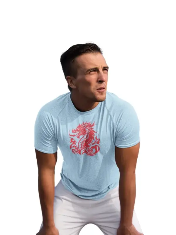 Roter Drache Männer Premium T-Shirt