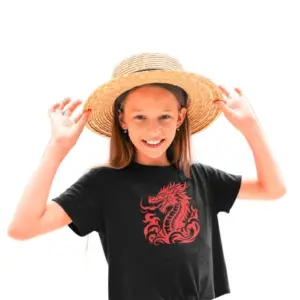 Teen Cropped Jersey-T-Shirt