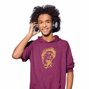 kopf römer Teenager Kontrast-Hoodie