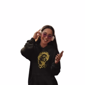 kopf römer Teenager Kontrast-Hoodie