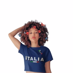 Italia WM Cropped T-Shirt