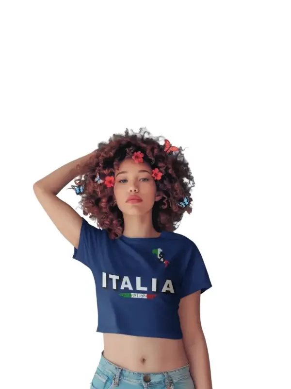 Italia WM Cropped T-Shirt