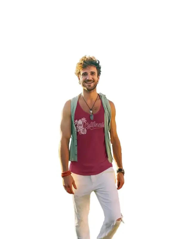 Surf California Männer Premium Tank Top