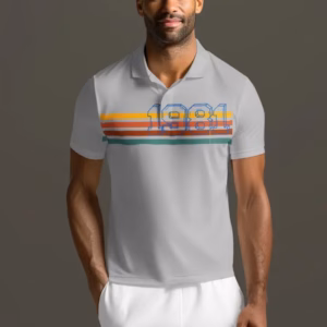 1981 Fashion Style Maenner Poloshirt