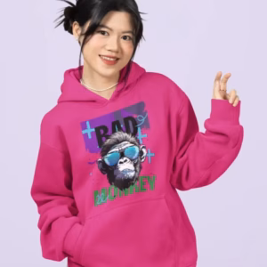 BAD Monkey Teenager Kontrast-Hoodie