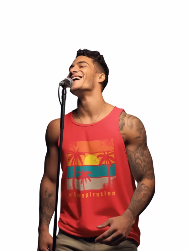 Beach Inspiration Maenner Bio Tank Top