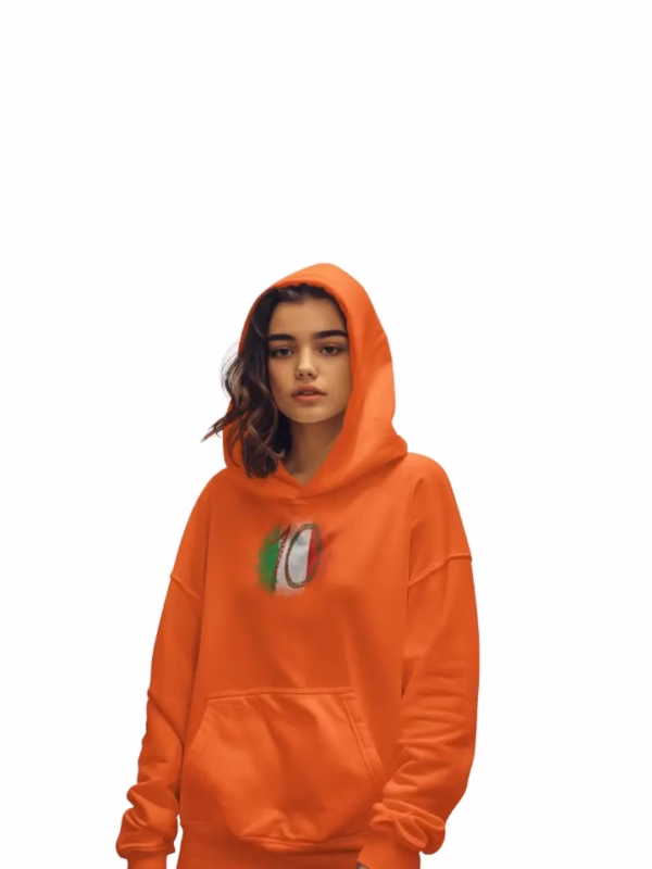 Italia 10 Organic Relaxed Hoodie Made in EU