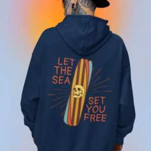 Let the Sea, set you free Maenner Premium Kapuzenjacke