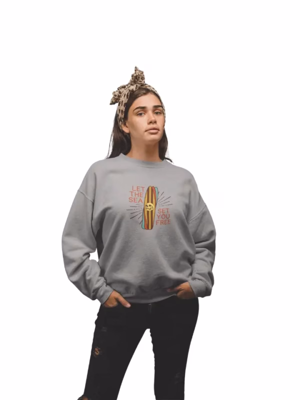 Let the Sea, set you free StanleyStella Cropped Frauen Bio-Sweatshirt CROPSTER