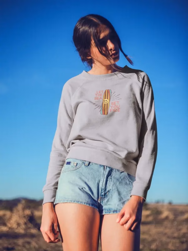 Let the Sea, set you free StanleyStella Cropped Frauen Bio-Sweatshirt CROPSTER