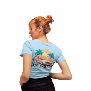 Life is good Unisex Tri-Blend T-Shirt von Bella + Canvas