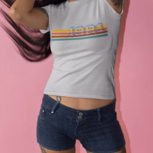 Retro 1981 Cropped T-Shirt