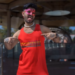 Retro 1981 Maenner Bio Tank Top