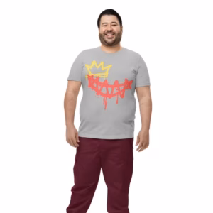 Smile Crown Maenner Vintage T-Shirt