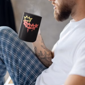 Smile Crown Tasse einfarbig