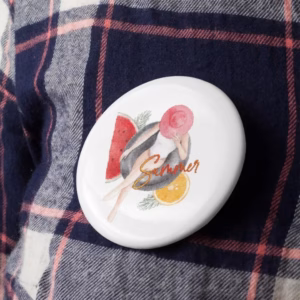 Summer Style Buttons groß 56 mm (5er Pack)