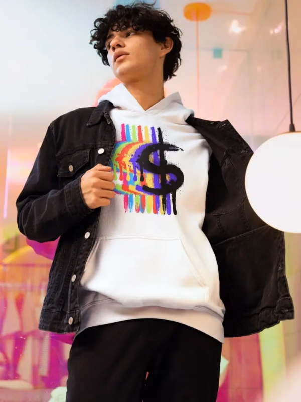 DOLLAR Maenner Premium Bio Hoodie