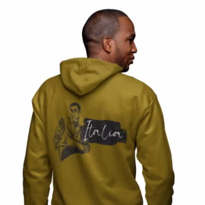 ITALIA Maenner Premium Bio Kapuzenjacke