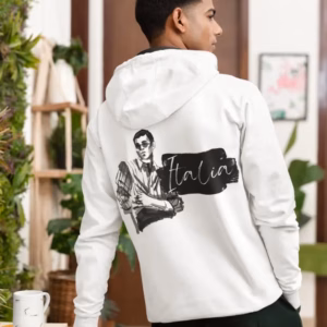 ITALIA Maenner Premium Bio Kapuzenjacke