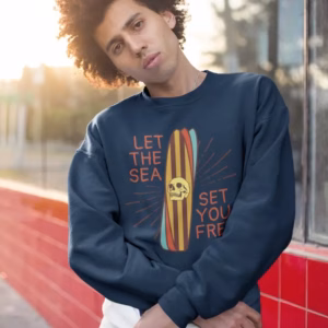 Let the Sea, set you free Maenner Premium Bio Pullover
