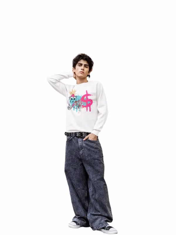 Money Bear Organic Relaxed Crew Neck