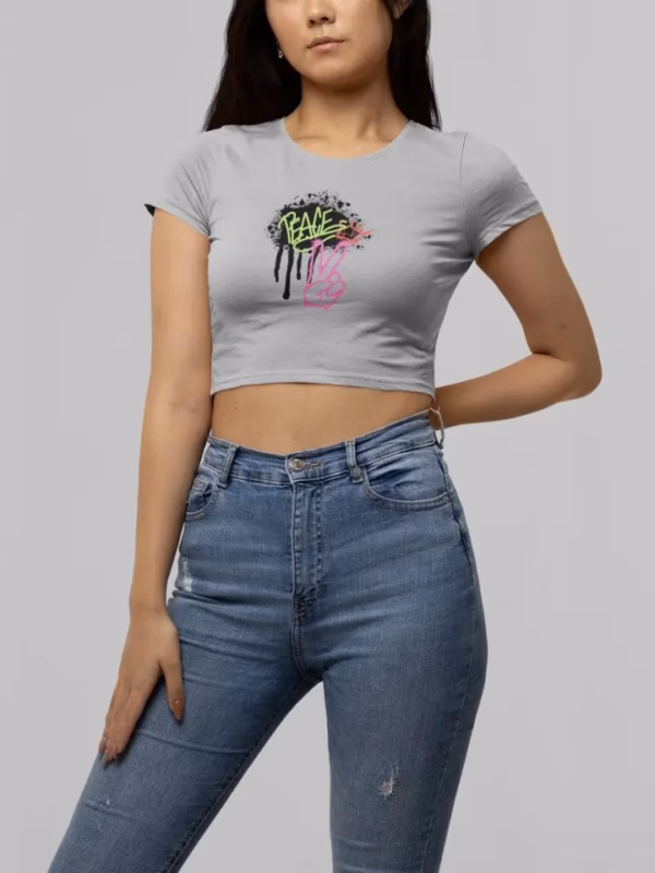 PEACE Cropped T-Shirt