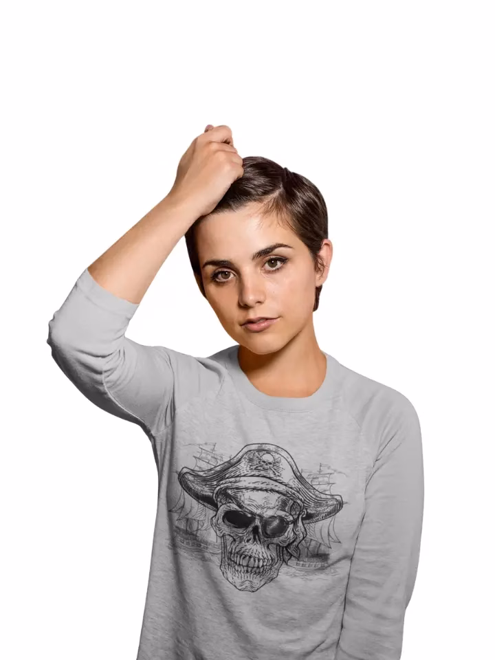 Pirat Frauen Premium 34-Arm Shirt