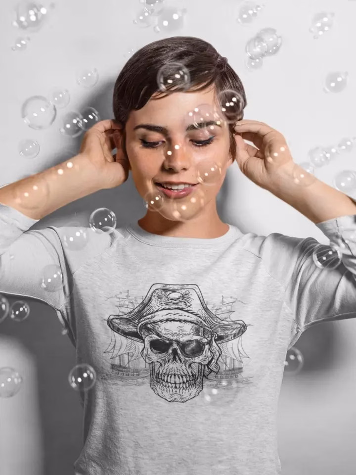 Pirat Frauen Premium 34-Arm Shirt