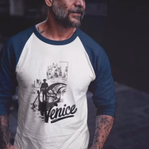 Venice Maenner Baseballshirt langarm