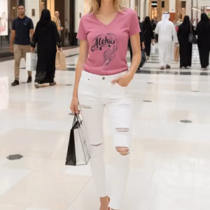 Aloha Surfer Frauen-T-Shirt mit V-Ausschnitt