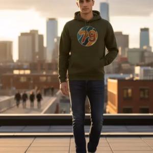 Number 79 Maenner Hoodie