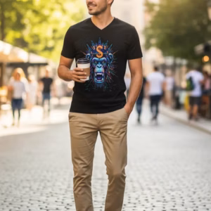 angry Monkey Maenner Shirt