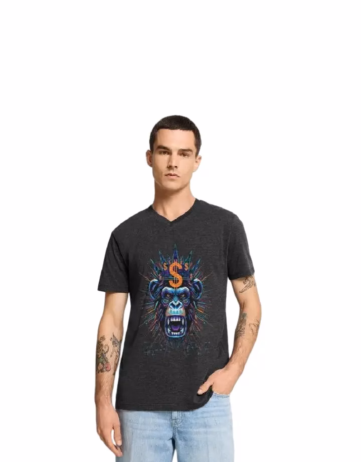 angry Monkey Maenner Shirt