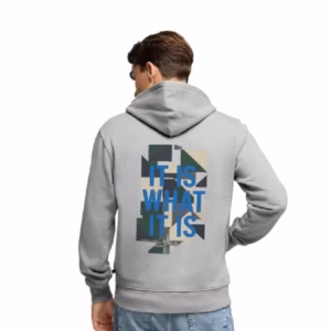 it is what it is Zip Maenner Hoodie