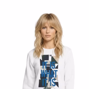 it is what it is Zip Frauen Pullover