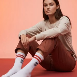 AMSTERDAM Gestreifte Tennissocken