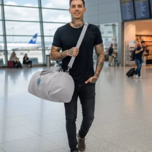 Argentinien Blau Kunstflagge Duffle Bag