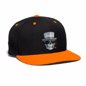 Fashin Stores Skull Zigarre Kontrast Snapback Cap
