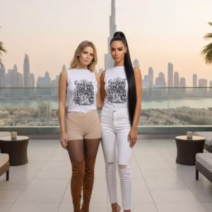 Fashion Online Stores Frauen Tank Top mit U-Boot-Ausschnitt