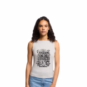 Fashion Online Stores Frauen Tank Top mit U-Boot-Ausschnitt