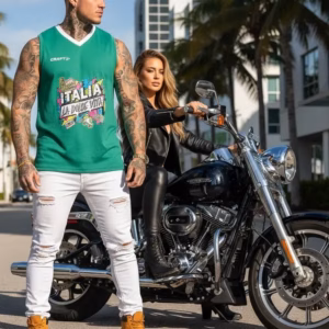 ITALIA la dolce vita Männer Basketball Tank Top