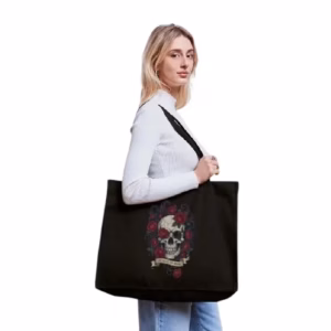Memento Mori Skull shoppign Bag