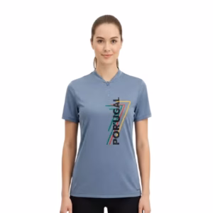 Retro Farbstriche Diagonal Frauen Poloshirt