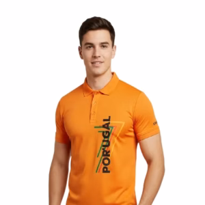 Retro Farbstriche Diagonal Herren Polo